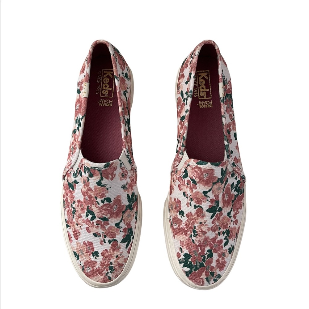 Keds Women’s Floral Canvas Slip-on Shoes - Size 9